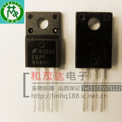 FQPF8N65C 650V 8A TO-220  MOS管 场效应管8N65C 可直拍