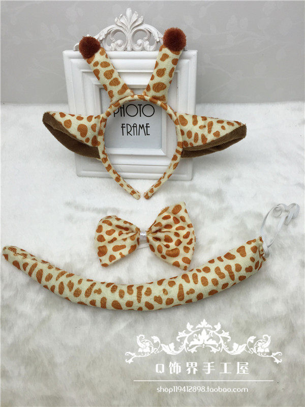 rm跑男李光洙同款可爱长颈鹿发箍 手工毛绒COS鹿角发饰头箍动漫秀,饰品/流行首饰/时尚饰品新,发饰,淘宝优惠券,粉丝福利购,淘宝优惠卷