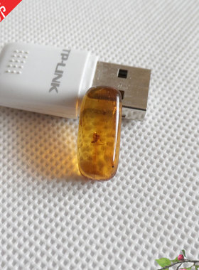 小虫天然缅甸通透金珀