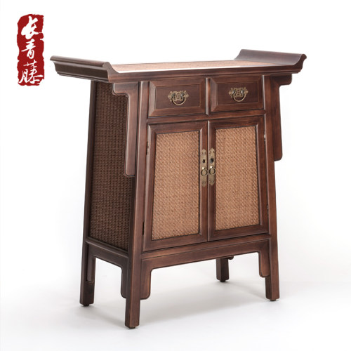 明式翘头案长青藤仿古
