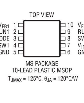 原装  LTC3419EMS-1 LTC3419IMS-1 LTC3419-1 MSOP 现货可直拍