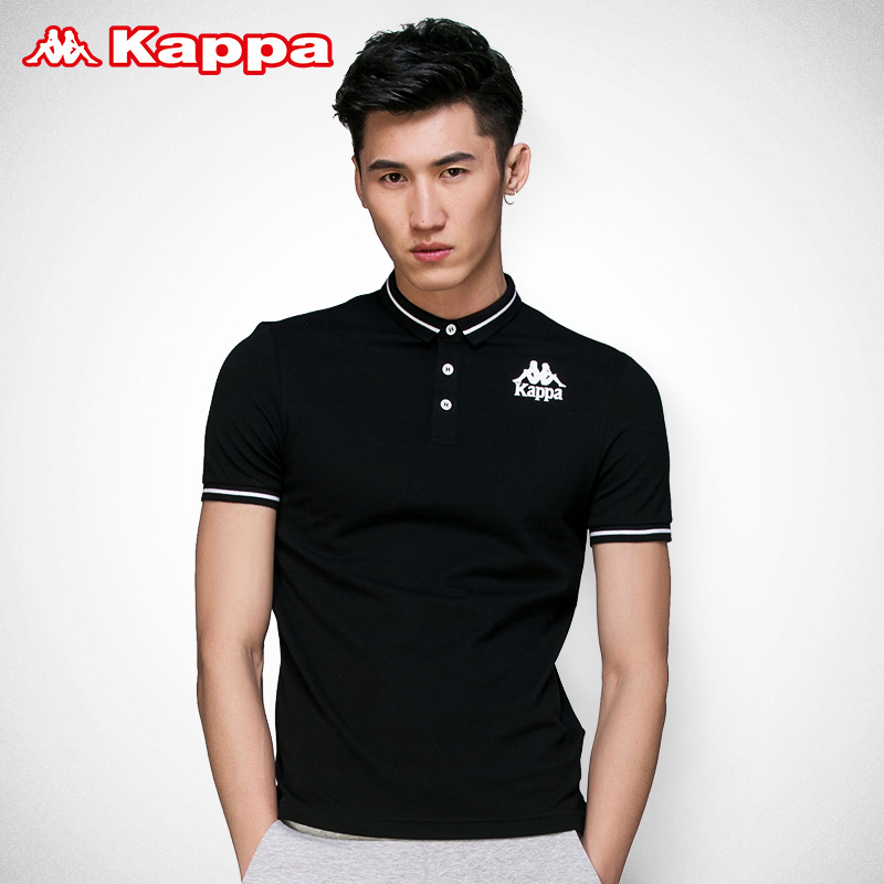 Polo sport homme KAPPA K0612PD34 en coton - Ref 551658 Image 2