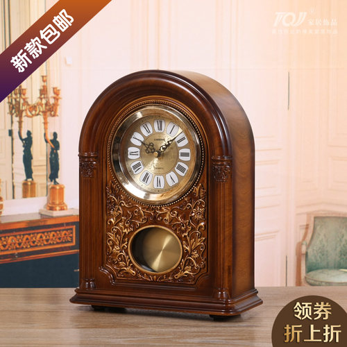 包邮丽盛欧式座钟时钟整点报时