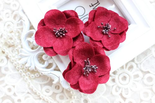 花饰花朵辅料/布艺手工花朵DIY/发饰胸花手捧花材料配饰 花蕊花朵