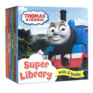 原版进口英文书小火车托马斯卡板书套装Thomas& Friends (board Book)儿童2-4-6-8岁图画书漫画卡通故事小火车早教启蒙绘本故事