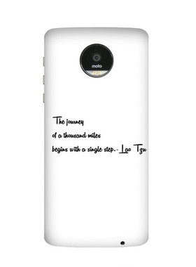千里之行始于足下老子励志名言MotoZ/ZPlay/Z2PlayMods/Z2Mods摩范背壳模块磁吸式手机壳