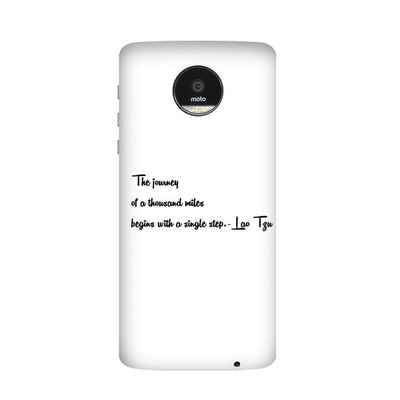 千里之行始于足下老子励志名言MotoZ/ZPlay/Z2PlayMods/Z2Mods摩范背壳模块磁吸式手机壳