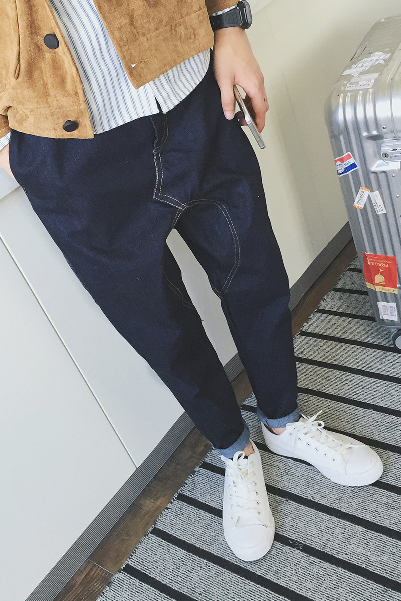 Jeans pour jeunesse droite en vrac en coton pour automne - Ref 1483055 Image 6