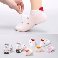 Vớ trẻ em cotton mùa xuân và mùa thu thu 1-3-5-7-9-10 tuổi Bé đi tất bé trai bé gái vớ mỏng - Vớ thời trang cho bé