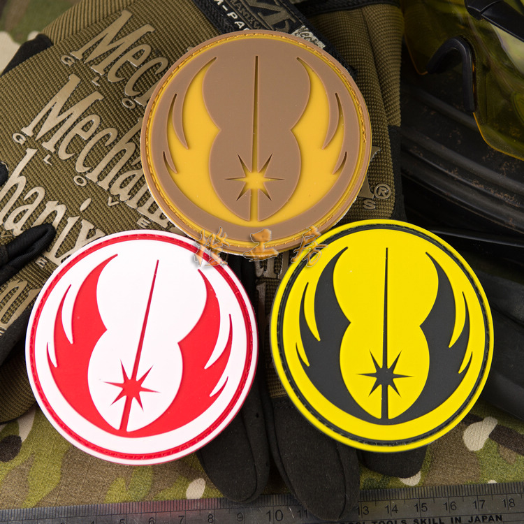 绝地武士团  魔术贴 臂章 贴章 环保PVC滴塑材质 JEDI星球大战