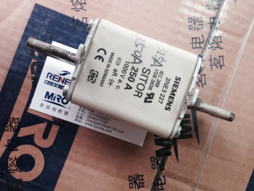 西门子快速熔断器 3NE3 227 1000V250A