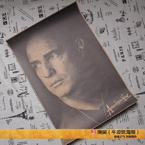 马龙白兰度海报MarlonBrando现代启示录欲望号街车来图找图定制画