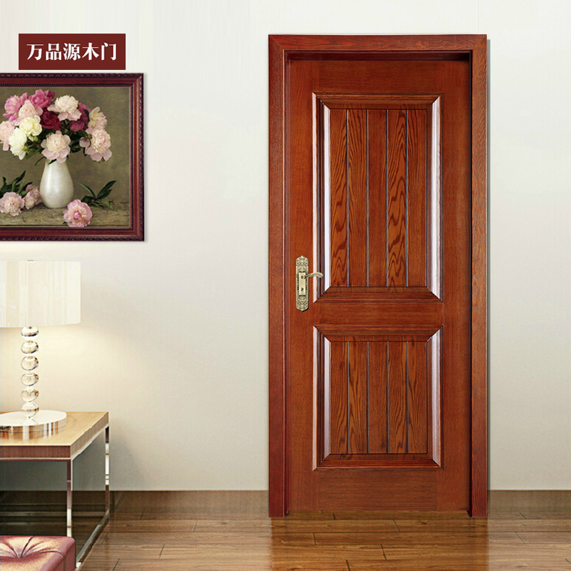 万品源w-038美国红橡开放漆门/实木门/原木门/无贴皮