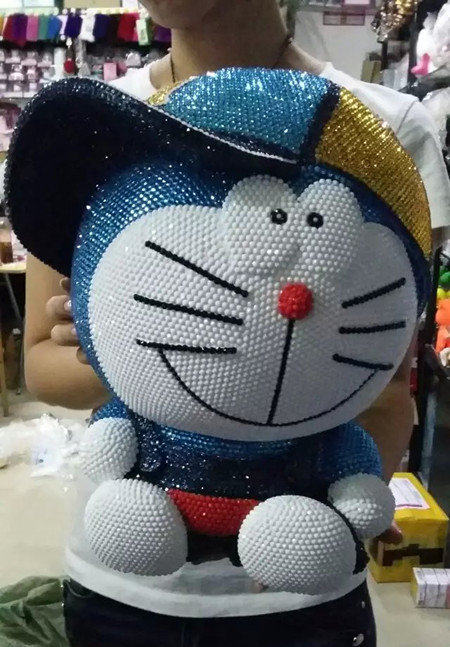 32厘米大号存钱罐机器猫摆件