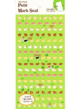 日本|KAMIO JAPAN贴纸|标记贴系列|农场动物46170