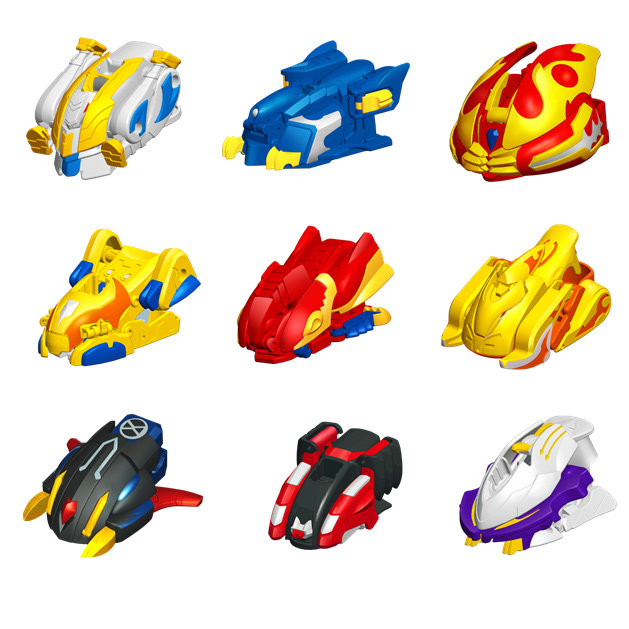 三宝魔弹王蛋玩具 变形弹跳魔能指神魔双体霸极皇虎全套选