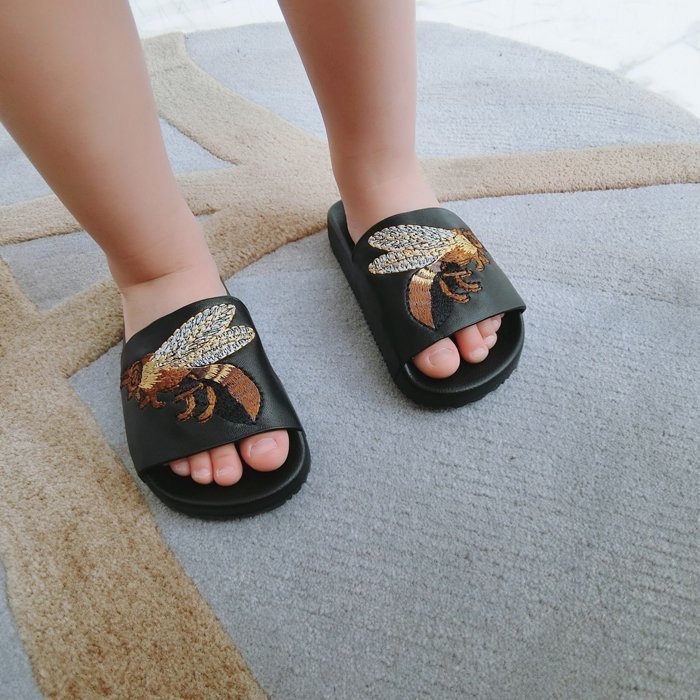 Chaussons enfants en cuir - Ref 1033019 Image 1