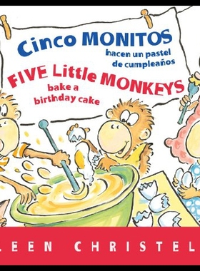 【预售】Cinco Monitos Hacen Un Pastel de Cumpleanos / Fiv