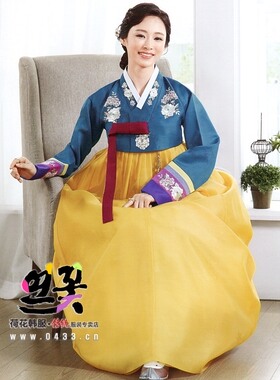 韩国原版手绣韩服/婚礼韩服/传统韩服/正品韩服/H-W01125-147