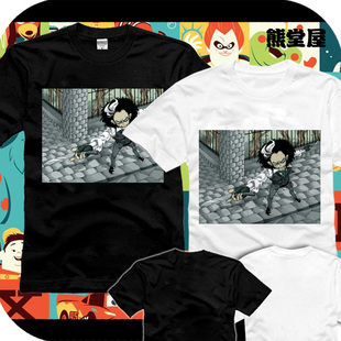 理发师陶德|约翰尼德普哥特强尼戴普打底男女衣服纯棉短袖T恤