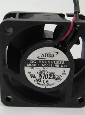 台湾协喜ADDA AD0424HB-C50 4020 24V 0.09A 电源风扇 CPU风扇