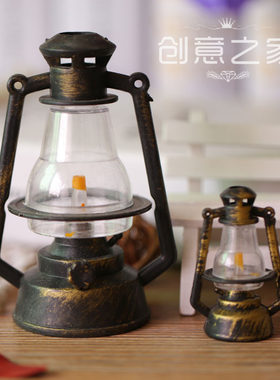 欧式复古小马灯圣诞小台灯拍摄