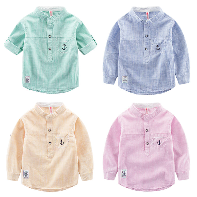 Chemise garcon à manche longue - Ref 2082104 Image 1