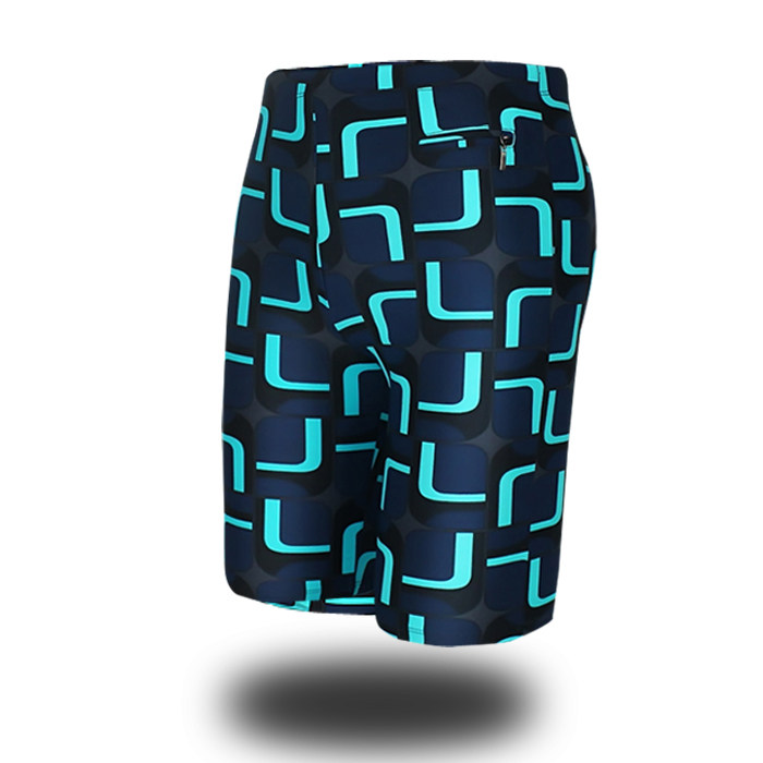 男平角五分泳裤大码宽松平角泳裤加肥大码专业胖人300斤沙滩泳裤