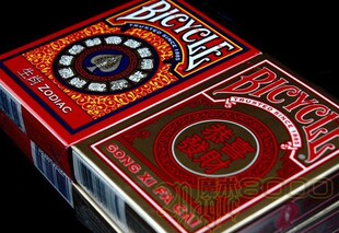 默默纸牌bicycle恭喜发财 生肖Zodiac美国单车礼品扑克牌