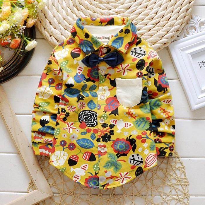 Chemise garcon à manche longue - Ref 2074560 Image 1