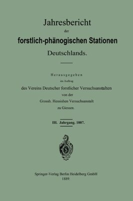【预订】Jahresbericht Der Forstlich-Phanolog...