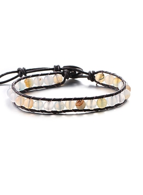 原创复古玛瑙串珠百搭幸运手绳