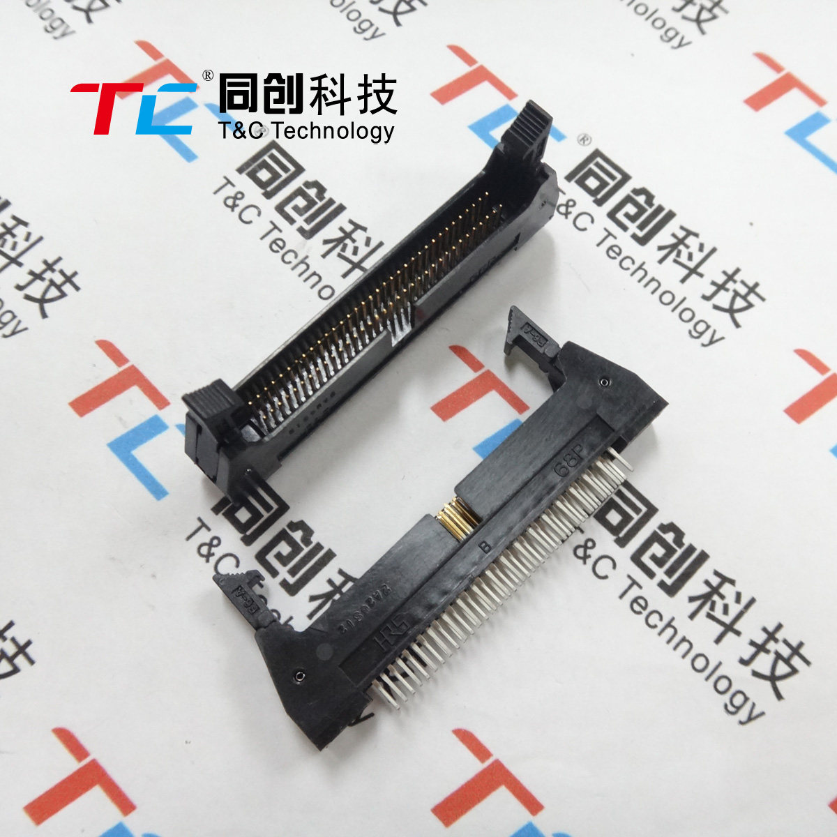 HRS HIF6-20PA-1.27DSA 1.27*2.54mm间距 DC2牛角座 4排焊脚