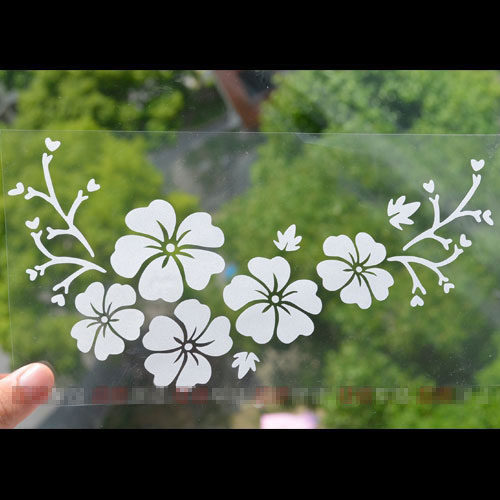 防水花朵车身两侧装饰贴纸