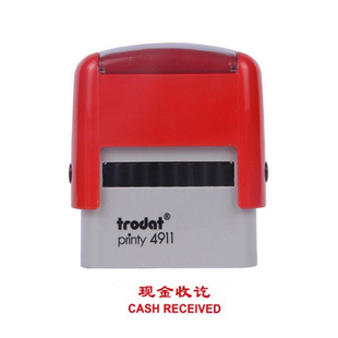 卓达万次章 CE001 现金收讫 CASH RECEIVED 印章通用回墨印章4911