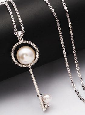 丽银新款韩版时尚贝女礼品毛衣链