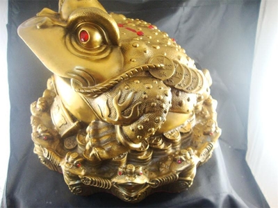 金蟾镇宅书房门厅中式风开业礼品