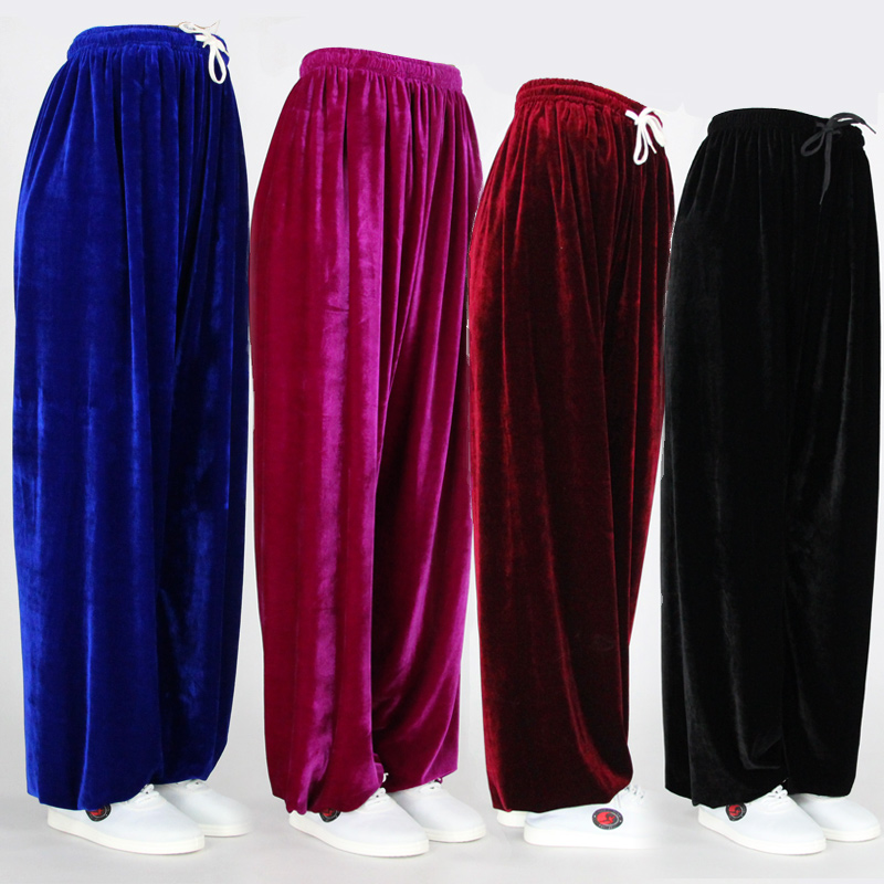 秋冬季金丝绒太极裤 练功表演裤 加大武术晨练裤 加厚灯笼裤男女|msdalam kategori sukan/Yoga/kecergasan/bekalan peminat, Taekwondo/Wushu/Fight, Tai Chi, Tai chi pakaian - dari Buy2taobao.com untuk memberikan perkhidmatan ejen Taobao profesional membeli