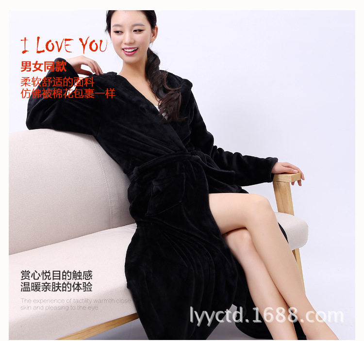 Peignoir flanelle longue - Ref 590921 Image 1