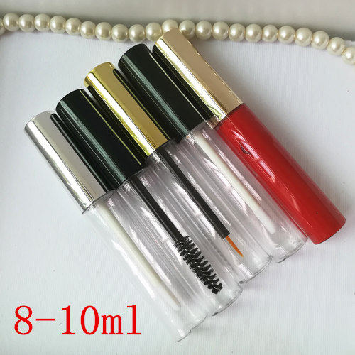 高档DIY自制唇釉瓶空唇彩管 睫毛膏管眼线液体管塑料分装瓶8-10ml