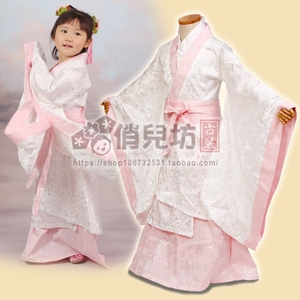 女童表演服装万圣节表演艺术中心幼儿汉服女装童装演出服亲子装服