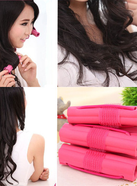 韩国不伤发自动卷发器海绵卷发棒梨花大卷发卷发神器DIY美发工具