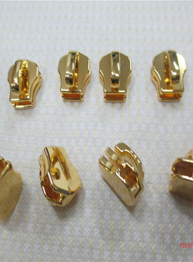 5号亮金拉头▲DFNT2款 YKK特殊电镀金属拉链配件 箱包专用