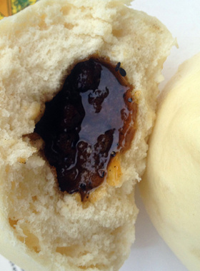 麻芯板油馒头浙江临海台州府城白水洋特产现做现发老面红糖包子