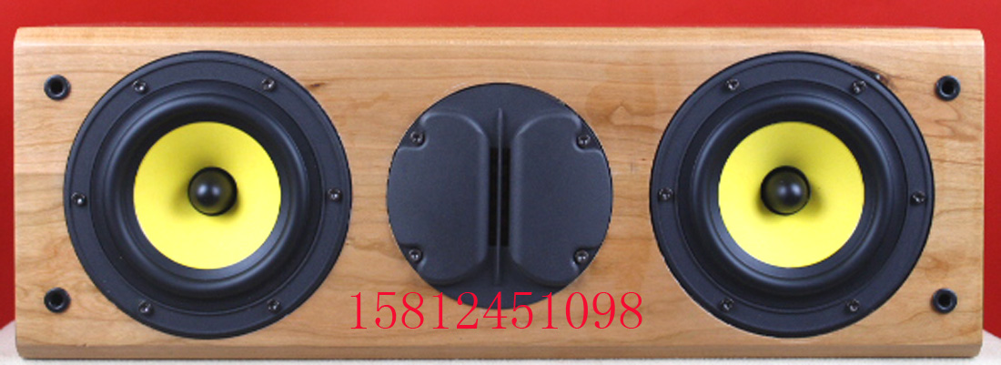 广州惠威扬声器专卖店】惠威F5+RT1C-A全樱桃实木5寸中置音箱/只