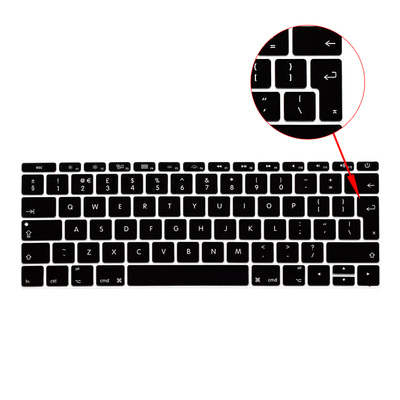 适用imac苹果12寸macbook笔记本硅胶键盘膜air11欧版pro13 15防尘