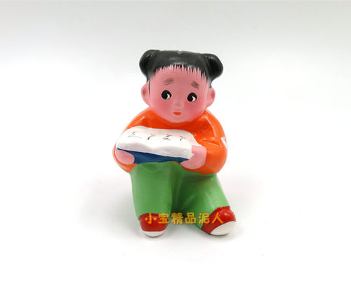 天津泥人张礼盒彩塑传统工艺品