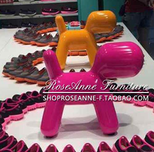 【ROSEANNE】工厂直销  puppy chair大师儿童家具 玻璃钢小狗椅