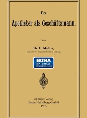 【预订】Der Apotheker ALS Geschaftsmann