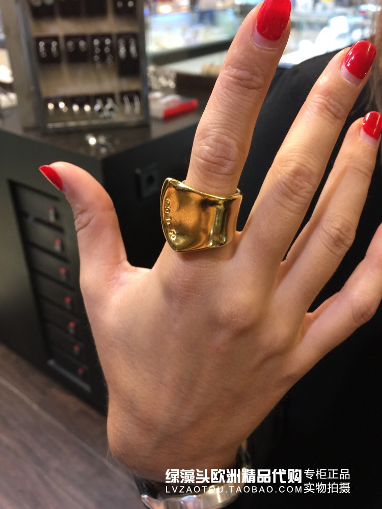 Europe Spain quality goods personality Pure handwork Chaopai UNO DE 50 personality Sense of design 18K Gold Ringin the Accessories/Fashion Jewelry, Ring/Ring  category - from Buy2taobao.com to provide professional Taobao agent buy service